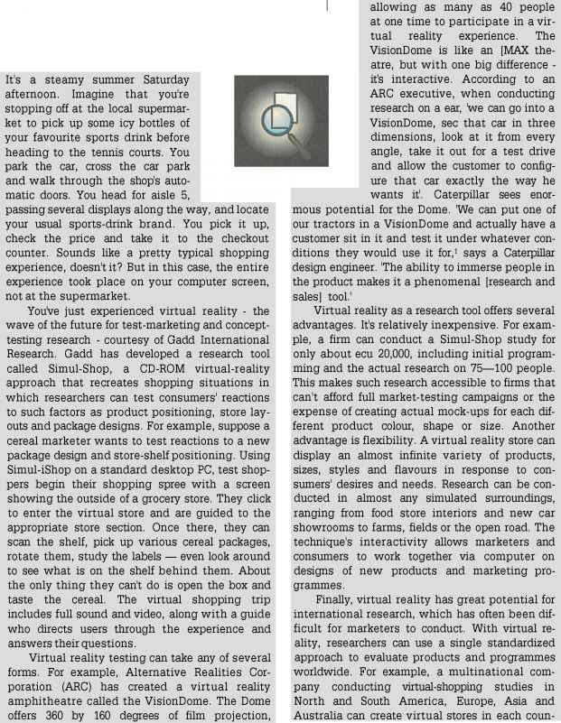 Virtual Shelf Marketing