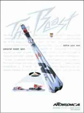 Exhibit Nordica uses rational appeal advertise the features its skis and bindings Rational Appeal Example Advertising