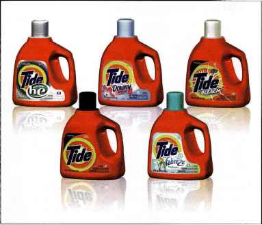 Differentiated marketing Procter amp Gamble markets six different laundry detergents including Tide each with multiple forms and formulations that compete with each other store shelves Yet together these multiple brands capture four times the market share Gain Fabric Softener Island Fresh