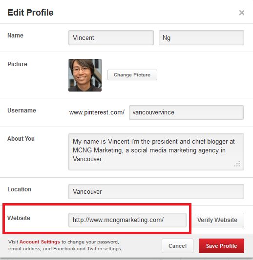 How to Drive More Web Traffic to Your Website with Pinterest by Vincent Ng mcngmarketing.com