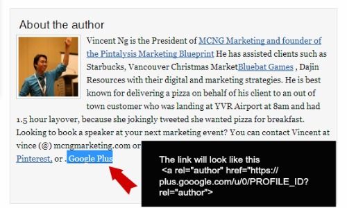 Author Page and how you can use it it link to your Google Authorship.