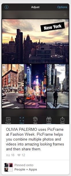 Pinterest now allows you to directly download apps within their Pinterest app on iPhone and iPad.