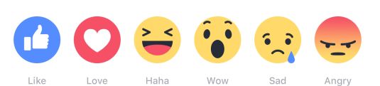 facebook reactions