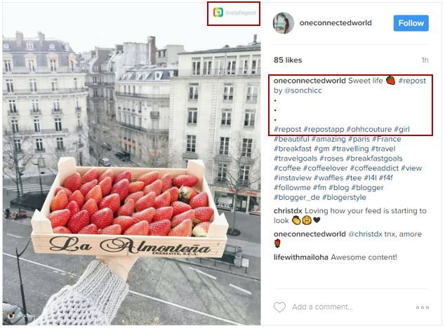 Instagram repost Instagram repost