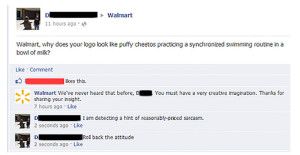Internet Trolls - How Walmart handles them