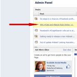 link to a facebook status update option 2 printscreen