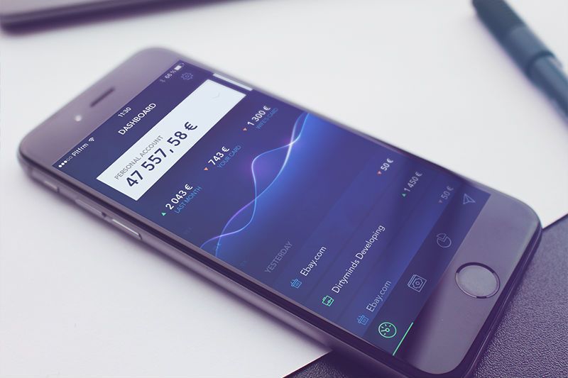 Banking app concept by Ondrej Kostolňák