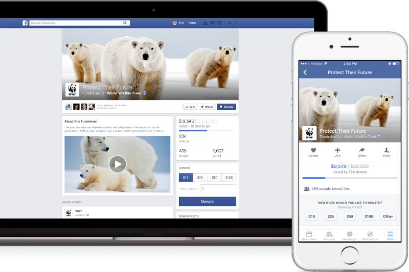 Facebook has also specified that they are still testing the experiences of 37 partner organisations, including Mercy Corps, National Multiple Sclerosis Society and World Wildlife Fund.
