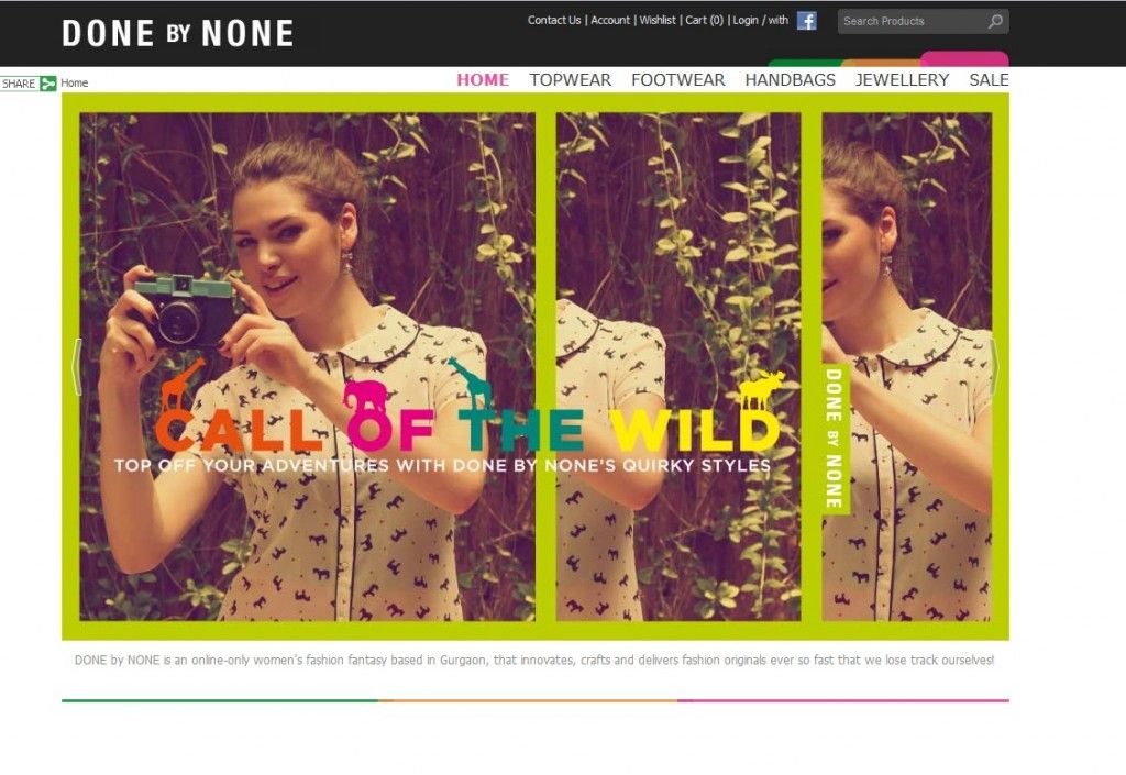 Done by none Homepage