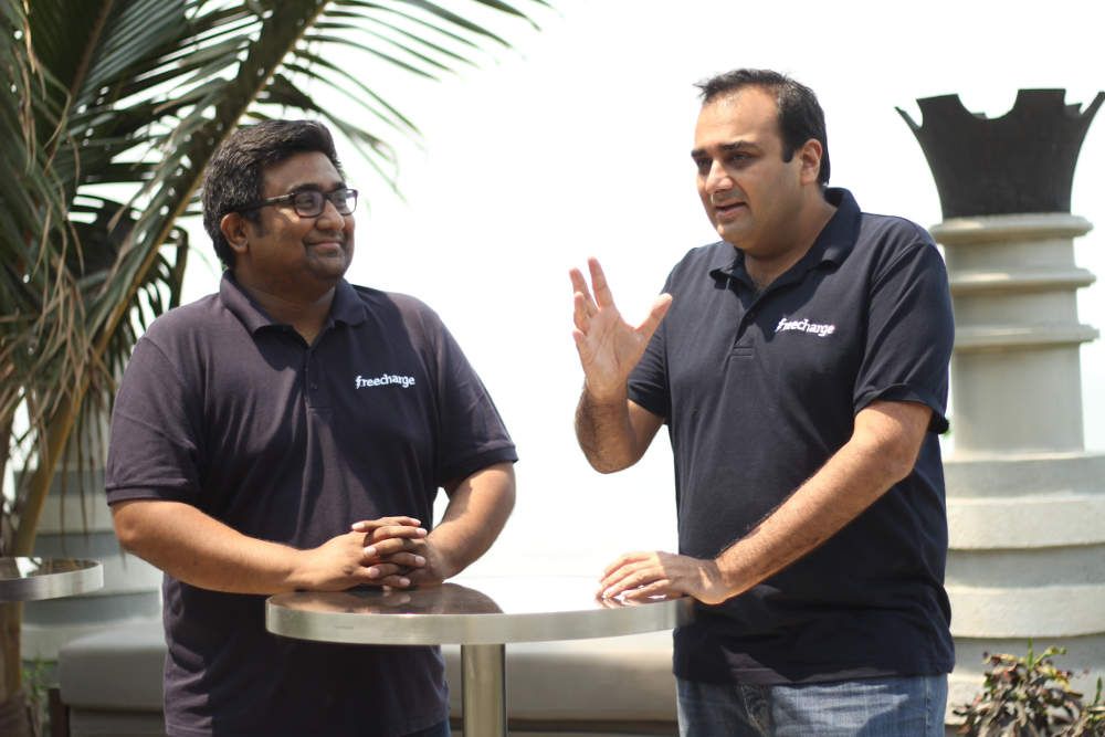 Freecharge Founders Kunal Shah and Sandeep Tandon (Source)