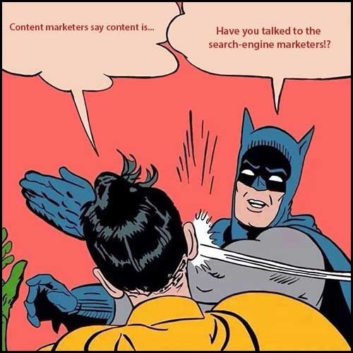 is content really king? The negative effect on search engines