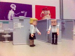 Cube farm workers Cube farm workers