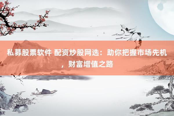 私募股票软件 配资炒股网选：助你把握市场先机，财富增值之路